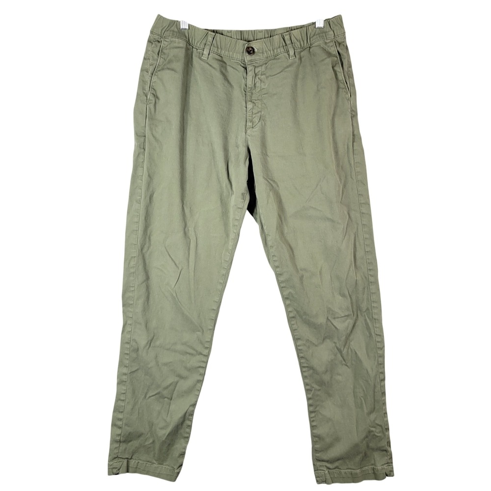 Bearbottom Clothing Chino Pants Women Large 32 Green Stretch 
Gorpcore Earthy